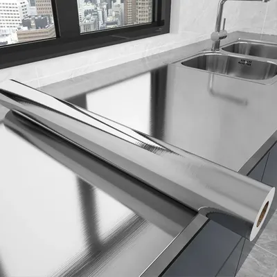 Wasserdichte Wandaufkleber, ölbeständig und schimmelresistent, für Schrank, Tischplatte, 40 cm, Kühlschrankmagnet, selbstklebende Wandtapete für Zuhause Image