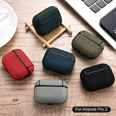 Hülle für AirPods Pro 2, kabellose Kopfhörerhülle für AirPods 3, Textiltuch, Schutzhülle, Anti-Fingerabdrücke für Airpods 2 1 Image