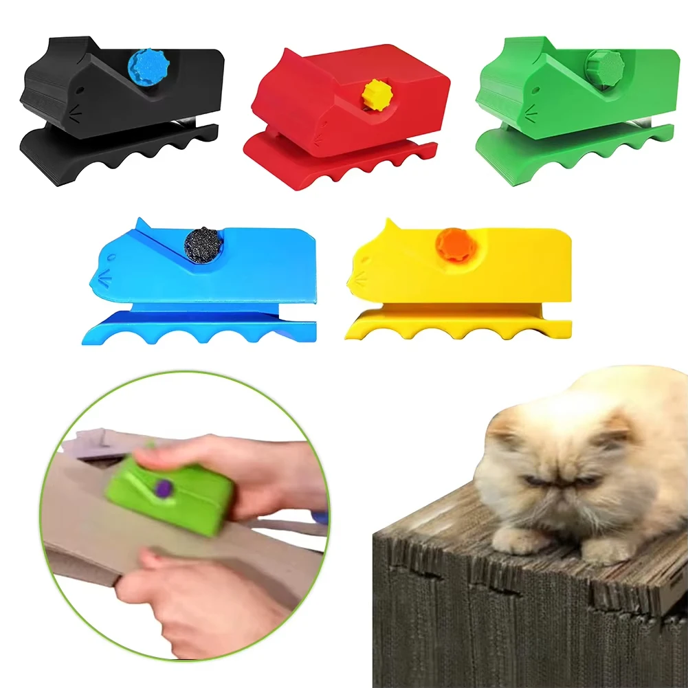 Machine de découpe de carton, coupe-carton fait maison pour grattoirs de chat, dénudeur de bande d'impression 3D, outils de bricolage artisanaux en plastique