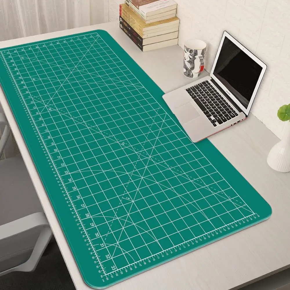 Schneide matte-weiß-auf-schwarz Mauspad Büro Gaming Laptop Schreibtisch matte Anime Mouse pad Gamer Tastatur Maus matte Computer zubehör