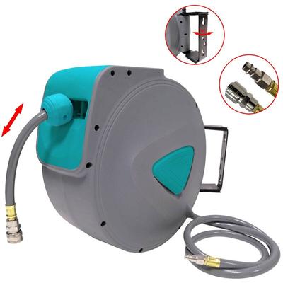 Druckluftschlauch-Aufroller 20m Druckluft Schlauchtrommel 1/4' Trommel Wandschlauchhalter Aufroller Image