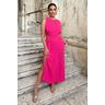 AX Paris Womens Hot Pink Cut Out Midi Dress - Size 16 UK | AX Paris Sale | Discount Designer Brands