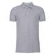 Russell Athletic Mens Pique Stretch Polo Shirt (light Oxford) - Grey - Size Large | Russell Athletic Sale | Discount Designer Brands