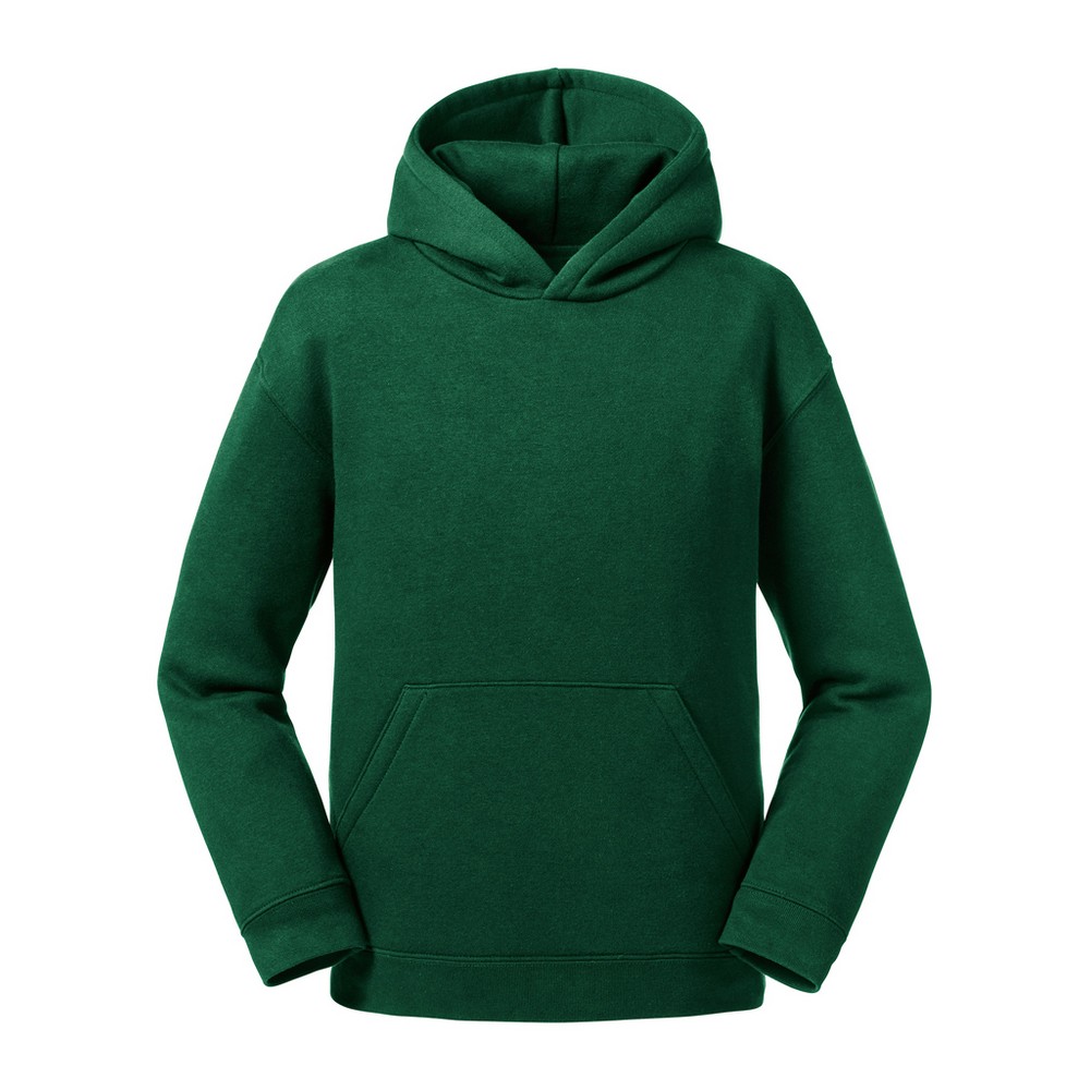 Russell Athletic Childrens Unisex Kids/childrens Authentic Hooded Sweatshirt (bottle Green) - Size 3-4Y