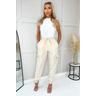 AX Paris Womens Beige Cargo Pants - Size 14 UK | AX Paris Sale | Discount Designer Brands