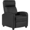 Recliner Chair Single Reclining Sofa Home Theater Seating with Lumbar Support and Padded Backrest