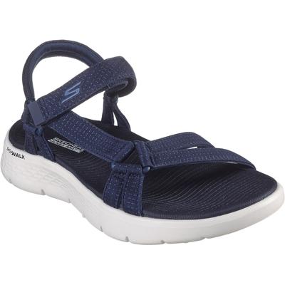 Skechers GO WALK Flex Sublime Polyester Damen Sandalen In Marineblau