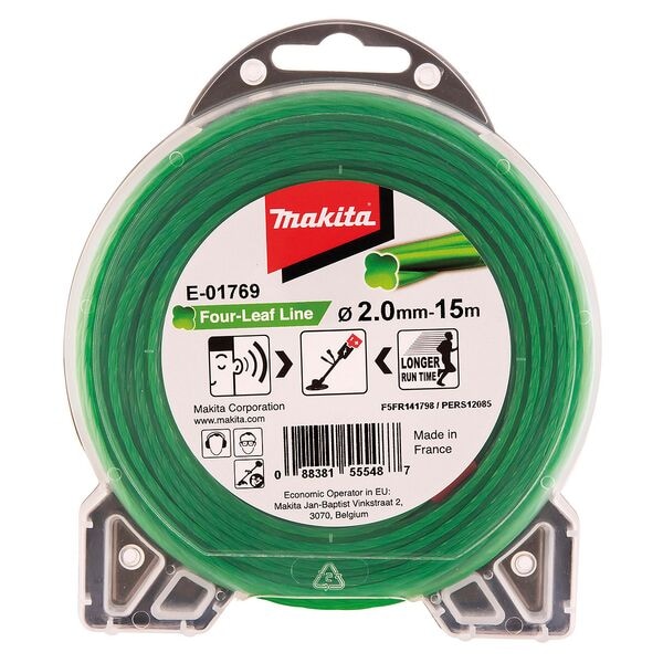 makita Mähfaden »Four-Leaf« 2,0 mm x 15 m Image