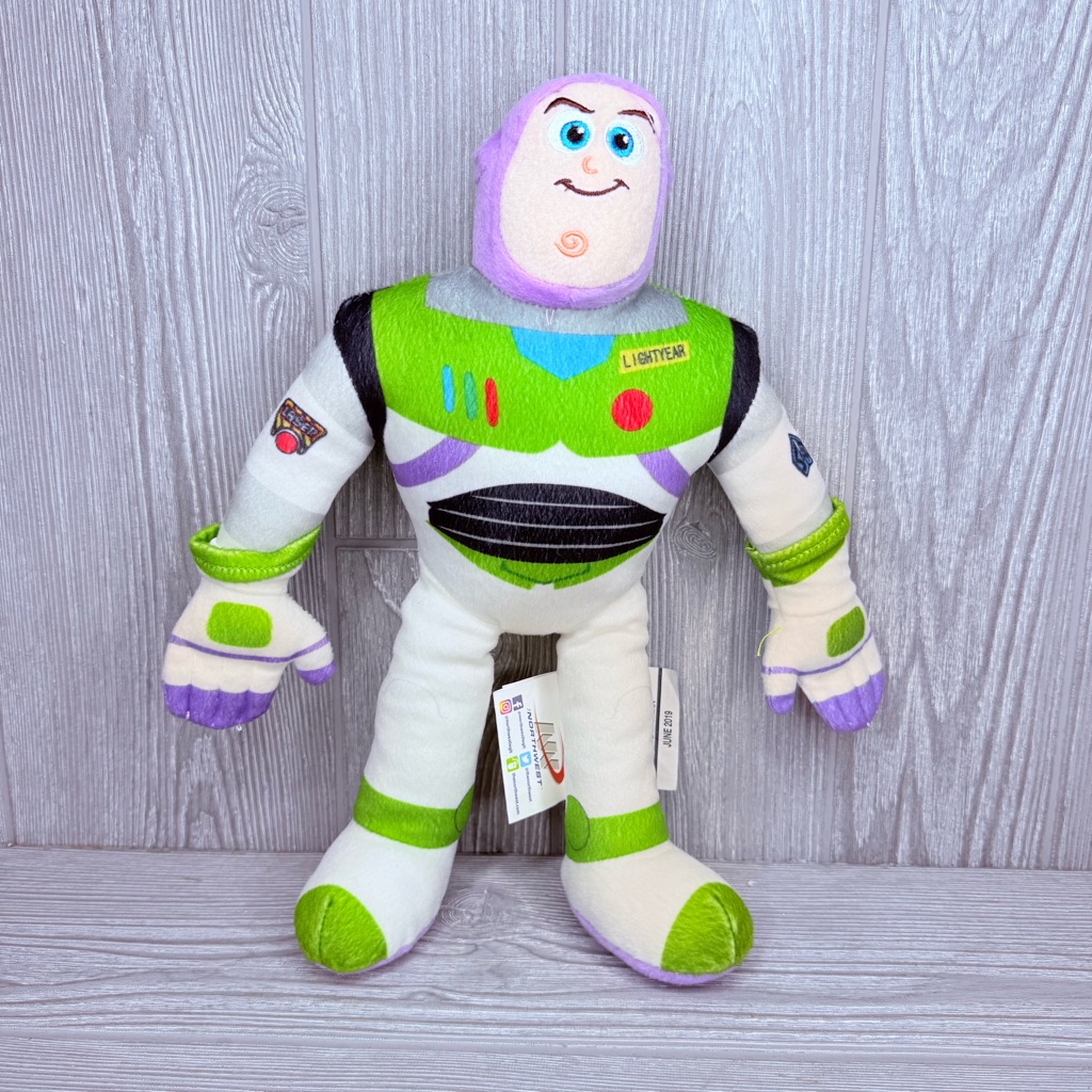Disney Toys | Disney Toy Story 4 Buzz Lightyear Stuffed Plush Toy 13” Plush Toy Doll | Color: Blue/Green | Size: Osb