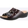 Pantolette CLASSIC, Damen, Gr. 41, rot (bordeaux), Lackleder, Schuhe
