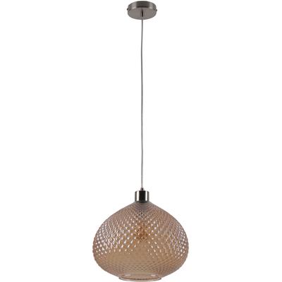 NÄVE Pendelleuchte "Surrat", braun, Ø 29cm H: 130cm, Lampen, E27 max. 40W, Gesamthöhe: 130cm, Pendellänge: 90cm, Farbe:b