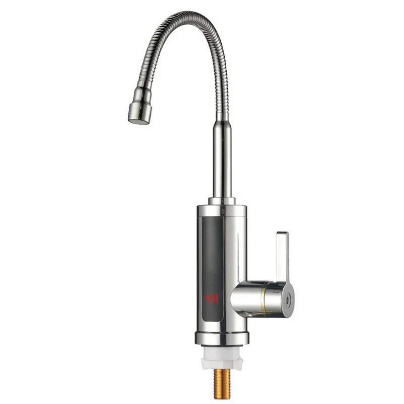 Rubinetto LCD elettrico istantaneo da 3000 W Rubinetto istantaneo 360 ° Riscaldatore rapido Riscaldamento Fornitura di acqua calda/fredda per bagno cucina