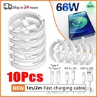 Cavo USB tipo C PD 30W da 66W per Apple iPhone 16 15 14 13 11 Pro Max 12 Mini 7 8 Plus XS R cavo USB C a ricarica rapida cavo di ricarica