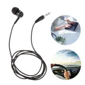 Auricolari mono su un lato Auricolari mono nell'orecchio Cuffie con isolamento acustico Cavo rinforzato con spina da 3,5 mm per lettori MP3 di telefoni Android