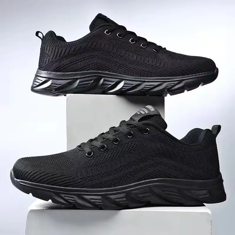 Sport Männer Laufen Jogging Schuhe Casual Turnschuhe Outdoor Lace Up Atmungsaktive Mesh Licht Tennis Outdoor Walking Größe 39-46