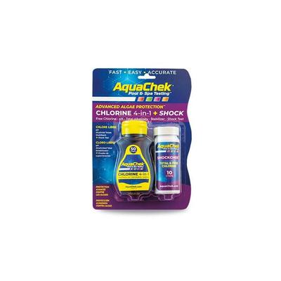 Aquachek - Aquacheck Chlorine 4-in-1 + Shock Tester aquacheck - AQC-470-5016 Image