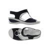 Ara Damen Sandale, Gr. 35, schwarz, Leder