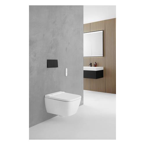 Geberit AquaClean Sela Square Wand-Dusch-WC Komplettanlage, mit WC-Sitz weiß-alpin, 146250011 146250011