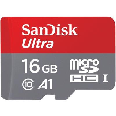 Sandisk Ultra - Flash Memory Card (Microsdhc To Sd Adapter Included) - 16 Gb - Class 10 - Microsdhc Uhs-I