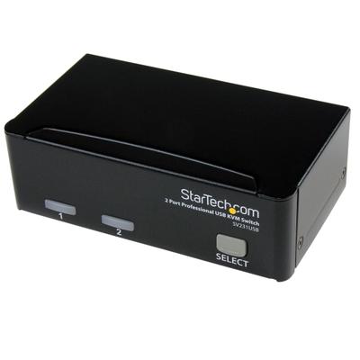 Startech.com 2 Port Professional Usb Kvm Switch Kit With Cables - Control 2 Usb Vga Based Computers With This Complete Kvm Kit Including Cables - Usb Kvm Switch - 2 Port Kvm Switch - Vga Kvm Switch