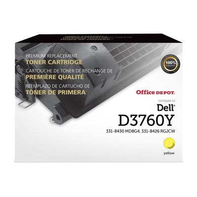 Office Depot Brand Remanufactured High-Yield Yellow Toner Cartridge Replacement For Dell C3760, Odc3760Y