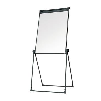 Mastervision Magnetic Gold Ultra Footbar Folds-To-A-Table Easel, Steel, Black