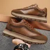 Klassische Retro-Laufschuhe aus Leder, lässige Skate-Turnschuhe, Herrenschuhe, Sportschuhe, dicke