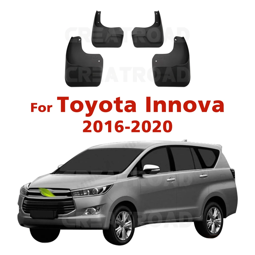 Für Toyota Innova 2016 2017 2018 2019 2020 Kotflügel Kotflügel Schmutz fänger Schutz Spritz klappe Kotflügel Autozubehör Image