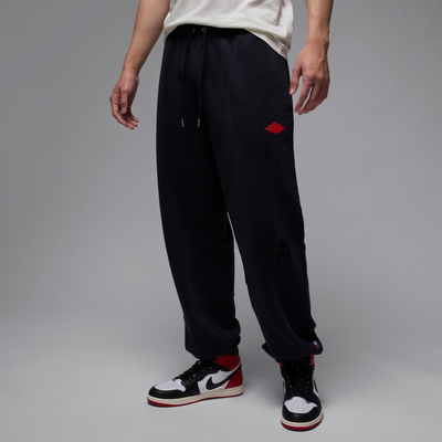 Nike Jordan Rare Air Men's Fleece Trousers - Black - Cotton