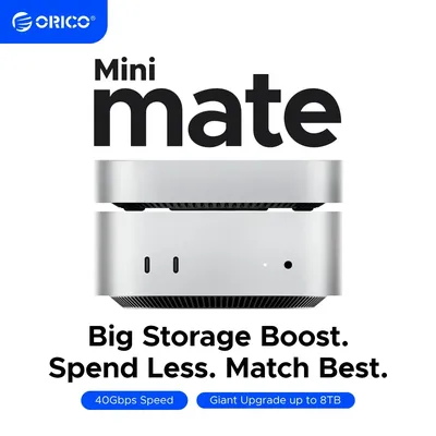 ORICO MiniMate Externe SSD-Speichererweiterung 40 Gbit/s 20 Gbit/s Desktop-Dock für MacMini 4 mit 512 GB 1 TB 2 TB 4 TB 8 TB SSD-Speicher