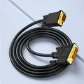 Cavo di conversione da DVI a VGA 24 + 1 Adattatore da DVI a VGA Estendi il cavo Computer desktop PC portatile Collegare il proiettore Linea di monitor HD