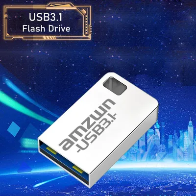 Mini U-disk Flash Drive With High-speed Memory Metal Pendrive USB Fflash Drives 32GB 64GB 128GB USB Image
