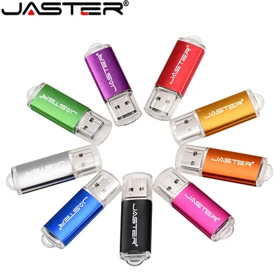 JASTER Hochgeschwindigkeits-USB 2.0-Flash-Laufwerk Mini-Kunststoff-Stick 128M 4GB 16GB 32GB 64GB Image