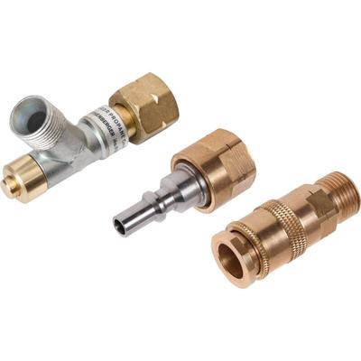Set Propan Schlauchbruchsicherung 2 x g 3/8" & Schnellkupplung G3/8 lh - 1500005072 - Rothenberger Image