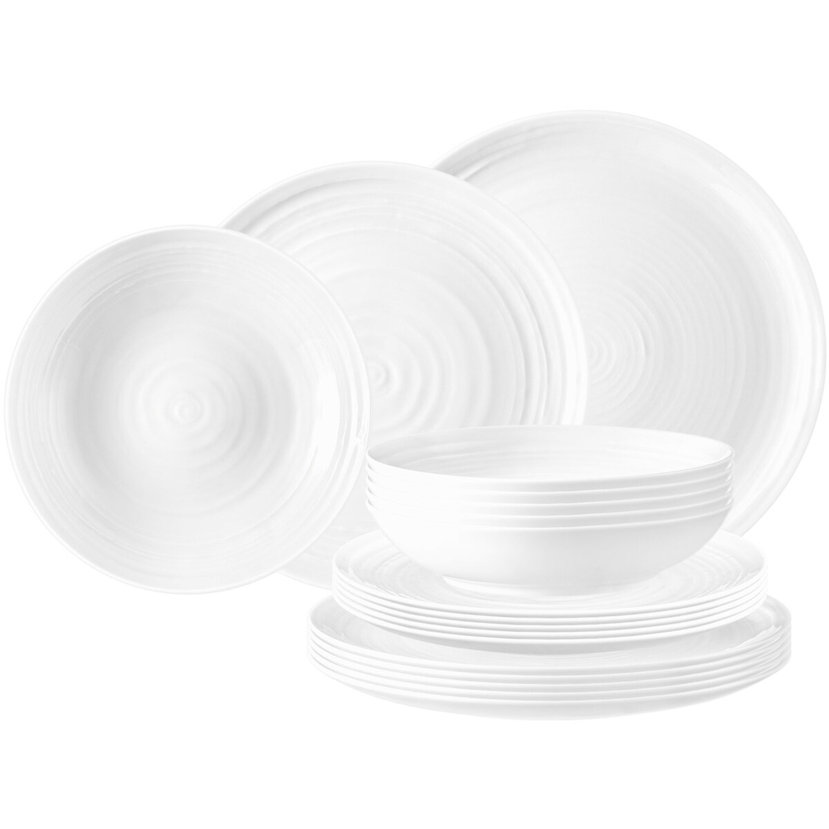 Seltmann Weiden Terra Teller-Set 18-teilig weiß Image
