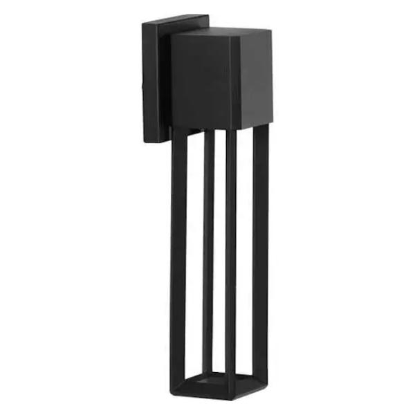 Progress Lighting 238323 - BLACK ONE-LIGHT LED MEDIUM WALL LANTERN MODERN FRAME (P560137-031-30) Outdoor Sconce LED Fixture
