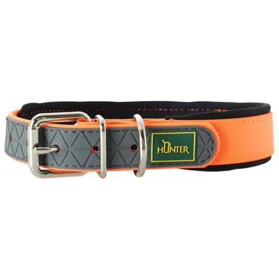 Hunter - Halsband Convenience Comfort - Hundehalsband Gr 55 x 2,5 cm - für Halsumfang 42–50 cm orange Image