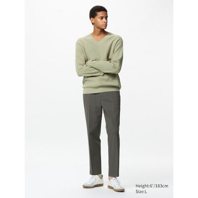 Uniqlo - Smart Ankle Trousers (cotton) - Olive