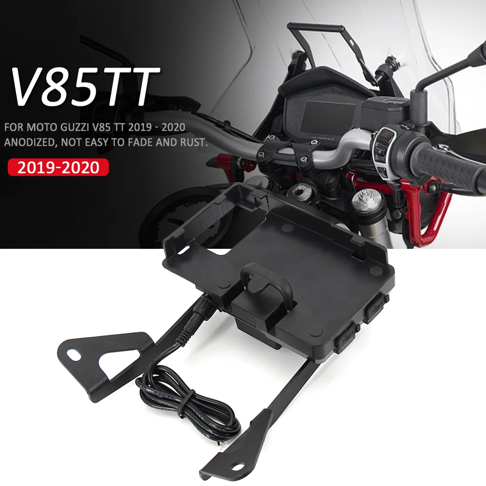 Nuova staffa per piastra di navigazione GPS per telefono con supporto per MOTO per MOTO GUZZI V85 TT V85TT V 85 TT 2019 2020