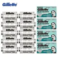 Gillette Lame di rasoio Super Blue Ultra sottili Doppi bordi Catridze da barba Testine di ricambio per rasoio Ricariche 5/10/50/100 pezzi
