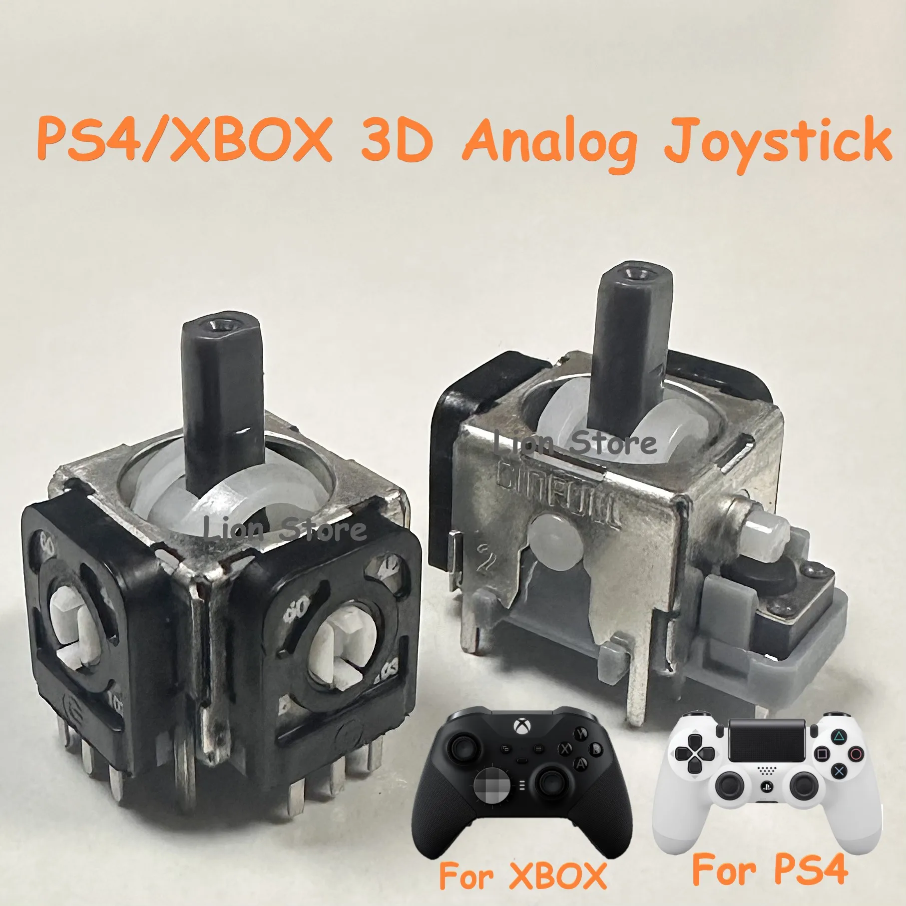 50-100 teile/los ps4 ds4 xbox gamepad 3d analoger joystick 100 mal leben anti-drift besser fühlen plug play reparatur & ersatz