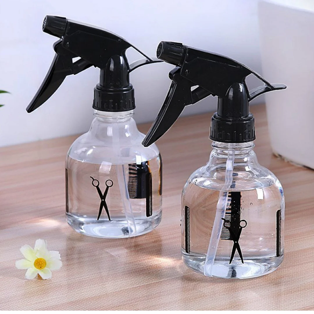 250ML Transparente Friseur Spray Flasche Salon Barber Haar Werkzeuge Wasser Sprayer Kunststoff Reinigung Stil Tragbare Spray Flaschen Image