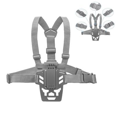 TEMU Dji Rc 2/1 Remote Control Chest Mount - Adjustable, Foldable & Strap For Photography Image