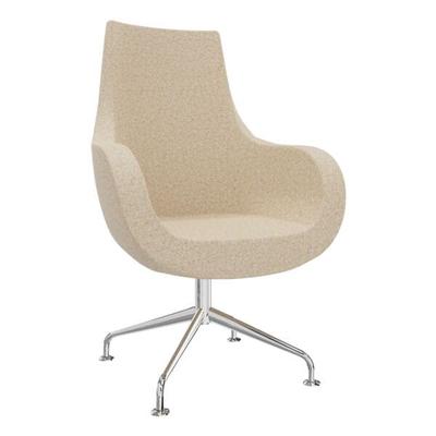 fm Büromöbel Sessel »Pirum« hohe Rückenlehne mit eingebauter Rückholfeder beige, 71x110x48 cm Image