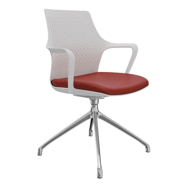 fm Büromöbel Mehrzweckstuhl »Eta« rot, 67x44.5x67 cm Image