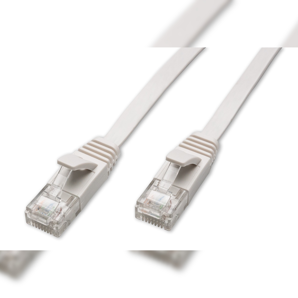 Captiva Kabel Patchkabel CAT 6a Kabel für Netzwerk, LAN und Ethernet 1m weiß Image
