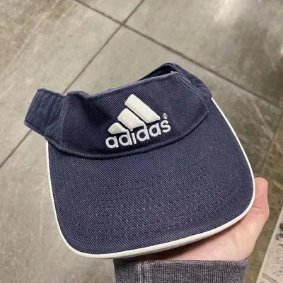 Adidas Accessories | Adidas Hat Cap Visor Strapback Golf Tennis Adult Unisex Adjustable Embroidered | Color: Blue | Size: Adjustable