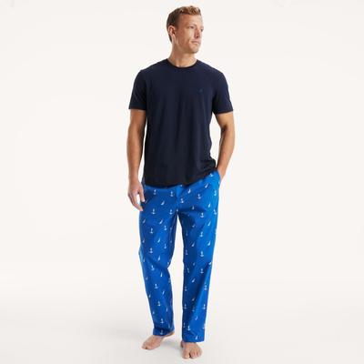 Nautica Men's Printed Pajama Pant Set Navy, L
