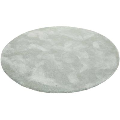 Hochflor-Teppich ESPRIT "Relaxx ESP-4150", grün (hellgrau, grün), H:25mm Ø:120cm, Kunstfaser, Teppiche, Wohnzimmer, sehr große Farbauswahl, weicher dichter Hochflor Image
