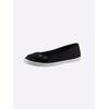 Ballerina CASUAL LOOKS, Damen, Gr. 36, schwarz, Textil, modisch, Schuhe
